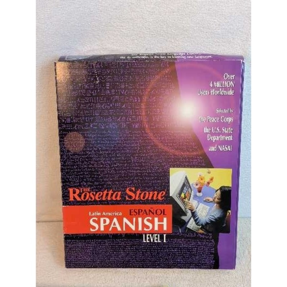Rosetta Stone Spanish Level 1 CD-ROM Educational Software Latin America